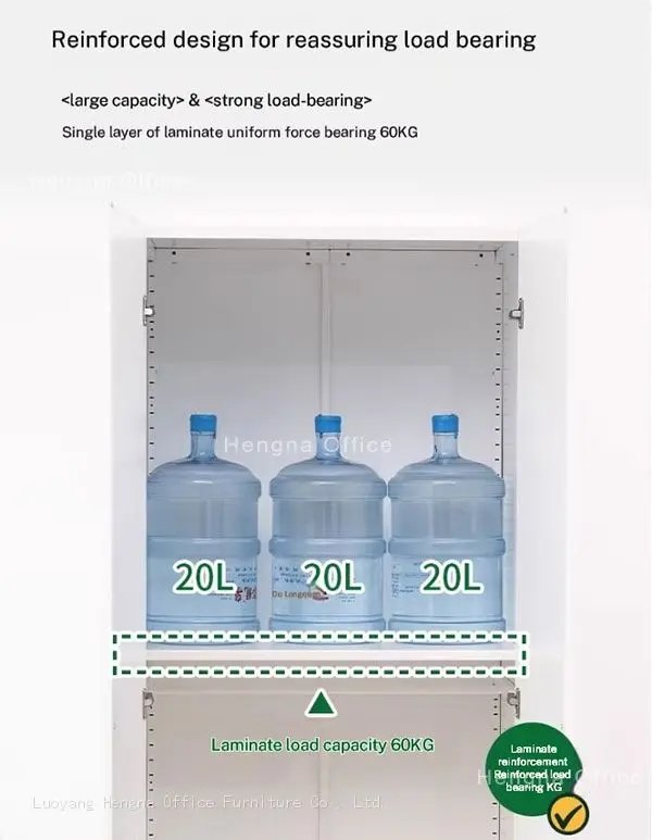 the Metal Wardrobe Armoire with reinforced design for reassuring load bearing