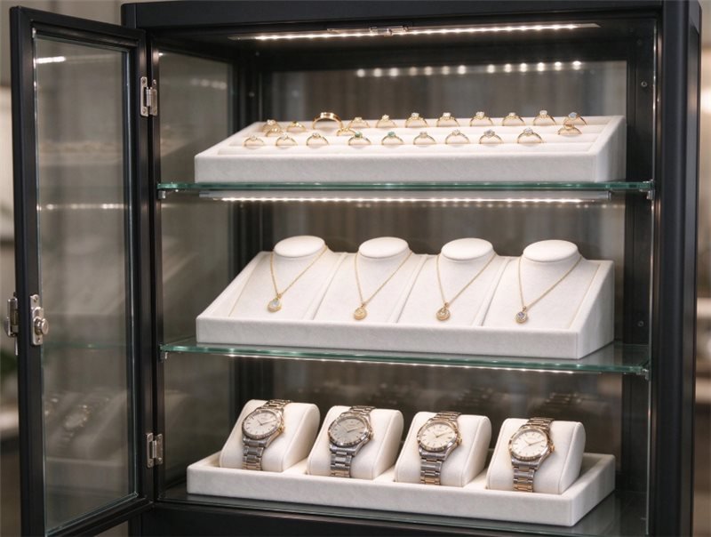 Glass Display Cabinet for Jewelry Stores: 6 Specs That Protect Your Stock | Buyer’s Checklist
